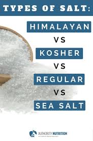Types Of Salt Himalayan Vs Kosher Vs Regular Vs Sea Salt Healthy Salt Salt Celtic Salt