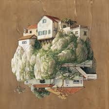 Multi Directional Surreal Architecture Drawings And Paintings Painting Illustration Architecture Painting Fantastic Art