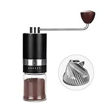 Manual Burr Coffee Grinder Cnc Stainless Steel Burr Grinder 6 Adjustable Setting Portable Hand Crank Coffee Bean Mill For Coffee Gift Espresso French Press Aeropress Coffee For Hand Grinder Walmart Com Walmart Com