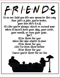 Birthday Song Lyrics For Best Friend Instant Download Dimensions Designed To Print 8x 10 Inches Can Also Be Printed As A 5x7 Format J Friends Tv Quotes Friends Theme Song Friends Tv Show