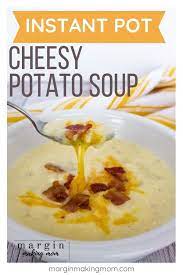 Quick And Easy Instant Pot Potato Soup Recipe Cheesy Potato Soup Easy Instant Pot Recipes Instant Pot Recipes