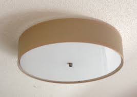 Check spelling or type a new query. Flush Mount Linen Drum Shade Light Fixture S T Lighting Llc