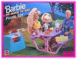 Barbie So Much To Do Picnic Set 1995 Barbie Playsets Barbie Playset