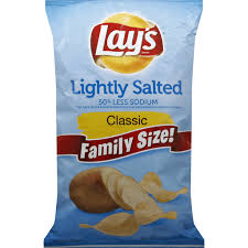 Check spelling or type a new query. Lays Potato Chips Lightly Salted Classic Family Size Potato Big John Grocery