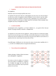 Para jugar, debes hacer un círculo con las cartas y en medio dejar un vaso grande. Juegos De Mesa Multiplicaciones Juegos De Mesa Juegos De Azar