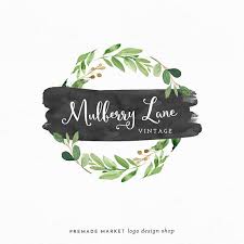 Watercolor Logo Design By Premademarket Cartao De Visita Ilustracoes Para Quadrinhos Ilustracoes