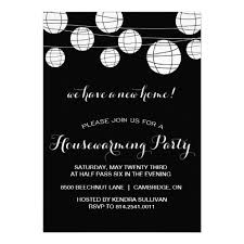 Black And White Party Invitations Black White Lanterns Housewarming Party Invitation Zazzle Com Rehearsal Dinner Invitations Housewarming Party Invitations Sweet Sixteen Invitations