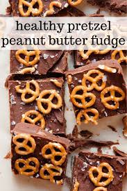 Easy Healthy Pretzel Freezer Fudge Erin Lives Whole Recipe Healthy Pretzels Healthy Sweets Recipes Salty Snacks