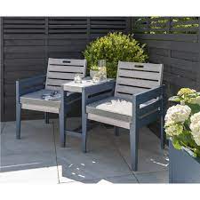You will need:1 of 900 x 900mm 16mm marine plywood*7 of 20 x 94mm par pine. Garden Love Seats In Grey And Blue Galaxy Furniture123