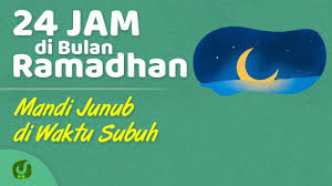 Tetapi bagi seseorang yang melakukan onani atau perangsang terhadap diri sendiri. Mandi Wajib Mandi Junub Setelah Adzan Subuh Apakah Boleh 24 Jam Di Bulan Ramadhan Youtube