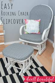 Fixing a trash picked glider rocking chair. How To Sew A Rocking Chair Slipcover Slipcovers For Chairs Rocking Chair Nursery Diy Rocking Chair