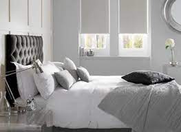 With blackout roller shades, you can make your bedroom dark as these shades block out the outside light that disturbs your sleep. Bedroom Blinds Blackout Thermal Designs For Peaceful Slumber Luxury Made To Measure In The Uk English Blinds