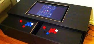 The viscount gaming coffee table. Disguise Your Gaming Addiction With This Diy Coffee Table Arcade Machine Hacks Mods Circuitry Gadget Hacks