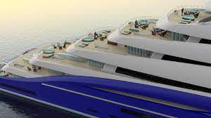 The complete list of all the 2021 yachts worldwide. Double Century 4 Crazy Design Features From 200m Yacht Concept Boat International Super Yachts Yacht Boats Luxury