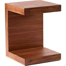 Zaragon Side Table Walnut Walnut Side Tables Moe S Home Collection Side Table