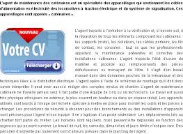 Modele Et Exemple De Lettre De Motivation Agent De Maintenance Des Catenaires