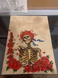 You're watching the grateful dead perform 'bertha' live at the gizah sound & light theater, cairo, egypt, on sept. Finished Painting Of Bertha Gratefuldead