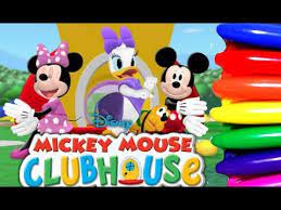 Mickey mouse soccer coloring pages. Disney Junior Mickey Mouse Clubhouse Coloring Page Fun For Kids To Learn Art Youtube