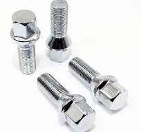 Set of 20 Veritek 14x1.5mm Chrome Wheel Lug Bolts for Aftermarket Custom  Wheels Only 2.16 Inch 28mm Shank 17mm Hex Conical Seat