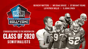 Here's a closer look at the class of 2020: John Lynch Patrick Willis Ricky Watters Among 49ers 2020 Modern Era Semifinalists For Pro Football Hall Of Fame
