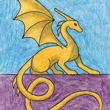How To Draw Art Projects For Kids Easy Dragon Drawings Easy Drawings Kids Art Projects