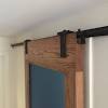 Low Ceiling Low Profile Barn Door Hardware