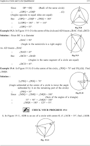 An angle with its vertex _ the circle. Angles In A Circle And Cyclic Quadrilateral Pdf Free Download
