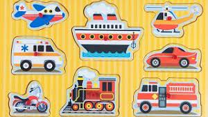 Melissa & doug vehicles sound puzzle, multicolor encourage matching and listening skills with this melissa & doug puzzle that plays vehicle sounds when a puzzle piece is correctly placed in the board. Learn Vehicles With Melissa Doug Vehicle Sound Puzzle Plane Fire Engine Ship Car Train Ambulance Youtube
