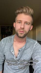 Ai got it right! I always color my hair silver! #haircolorfilter  #silverhair #gayboy #gaytiktok #silverfox #gay