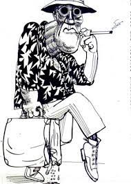The post gonzo style (private). Ralph Steadman On Hunter S Thompson Wonderland