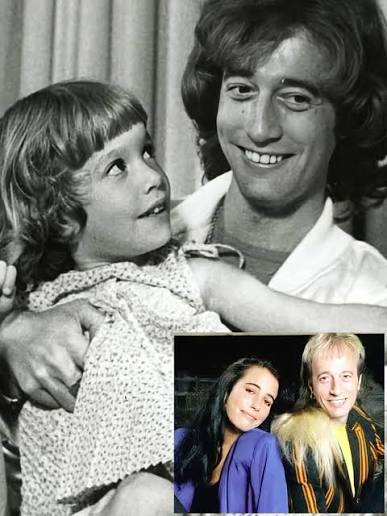 Robin Gibb with his daughter Melissa Gibb♥️ #musician #music #artist