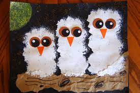 How To Make An Owl Babies Craft Preschool Art Owl Crafts Animal Crafts For Kids