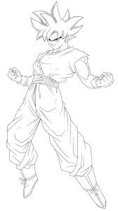 Best coloring free printable dragon coloring pages for. Goku In The Limit Lineart By Saodvd On Deviantart Dragon Ball Painting Dragon Ball Artwork Dragon Ball Super Art