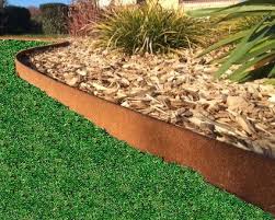 Bordure Metal Corten Volige De Jardin Bordure Jardin Metal Bordure Jardin Amenagement Paysager Devant Maison
