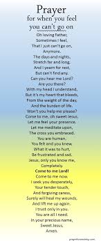 Check spelling or type a new query. Prayer For When You Feel You Can T Go On Prayer For Anxiety