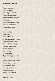 My Heart Beats - My Heart Beats Poem by tasha scott
