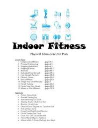 Indoor Fitness Unit Plan For Physical Education Unit Plan Education Technology Teachers How To Plan