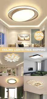 Modern Crystal Led Ceiling Lights For Living Room Bedroom Home Deco Ceiling Lamp Ceiling Lights Led Ceiling Lights Living Room Lighting