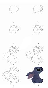 Draw Stitch Step By Step By Grayalien On Deviantart Stitch Drawing Disney Drawings Drawings