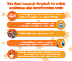 Amalan keselamatan kesihatan dan kebersihan kebersihan dan makanan id: Maklumat Mengenai Langkah Berjaga Jaga Menghadapi Wabak Covid 19