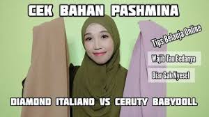 Check spelling or type a new query. Bedanya Pashmina Diamond Italiano Vs Ceruty Babydoll Tips Belanja Hijab Online Youtube