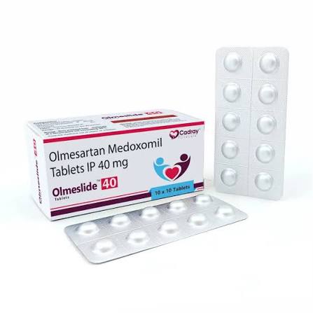Olmesartan Medoxomil 40 mg tablet Olmeslide 40 Tablet