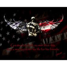 Military Art Prints For Sale No Greater Love Art