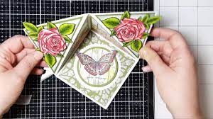 Your step by step easy guide when you follow along with this video tutorial. Triangle Corner Popup Card Tutorial Youtube Fancy Fold Card Tutorials Card Tutorial Fancy Fold Cards