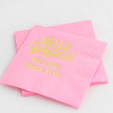 Personalized Baby Shower Napkins Exclusive Personalized Baby Shower Napkins Exclusive Baby Shower Napkins