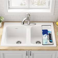 4.7 out of 5 stars 343. Sink Caddy Sponge Holder Kitchen Sink Organizer Sponge Caddy Farmhouse Sink Accessories Rag Detergent Brush Dishwashing Liquid Rack Expandable 14 3 4 To 20 Stainless Steel Pricepulse