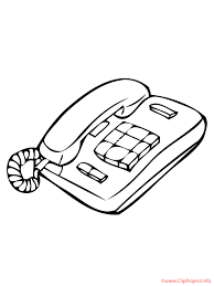 Illustration about telephone coloring page, useful as coloring book for kids. Telephone Printable Coloring Page