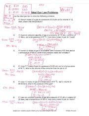 An ideal gas is defined as one in which all collisions between atoms or molecules are perfectly eleastic and in which there are no intermolecular attractive forces. Chm142 Ideal Gas Law Worksheet Elgin Community College Dr Tattoos Pinterest Ideal Gas Law Awesome Chm142 Id Ideal Gas Law Elgin Community College Worksheets