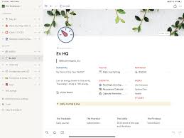 My Notion Personal Dashboard In 2020 Notions Study Planner Evernote Template