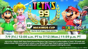 All mobile phones that come from mobile service providers are locked unless otherwise advertised. Tetris 99 Hits The Fairway With A Brand New Mario Golf Super Rush Theme Nintendo Life